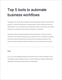 5 Best Tools for Workflow Automation