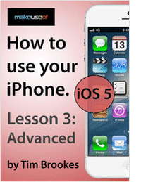 How To Use Your iPhone iOS5: Lesson 3 Advanced