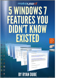 5 Windows 7 Features You Didn't Know Existed