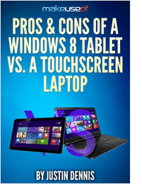 Pros & Cons Of A Windows 8 Tablet Vs. A Touchscreen Laptop