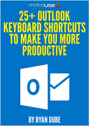 25+ Outlook Keyboard Shortcuts to Make You More Productive