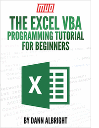 The Excel VBA Programming Tutorial for Beginners