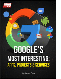 Google's Most Interesting - Apps, Projects & Services