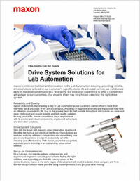 Key Challenges in Laboratory Automation that Drive Systems Can Solve