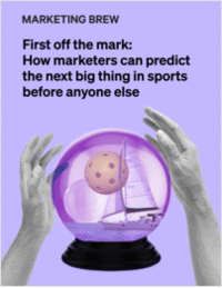 First off the mark: How marketers can predict the next big thing in sports before anyone else