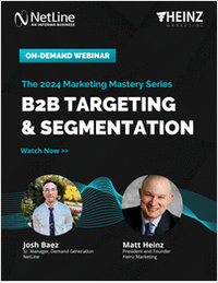 The 2024 Marketing Mastery Series: B2B Targeting and Segmentation