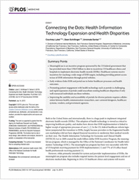 Connecting the Dots: Health Information Technology Expansion and Health Disparities