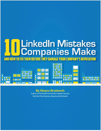 10 LinkedIn Mistakes Companies Make