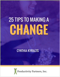 25 Tips to Making a Change