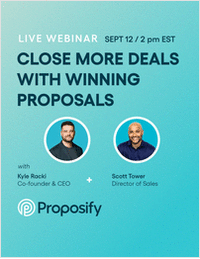 Close More Deals With Winning Proposals Webinar