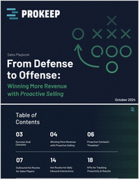 From Defense to Offense: Winning More Revenue with Proactive Selling [Sales Playbook]