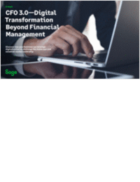 CFO 3.0 - Digital Transformation Beyond Financial Management