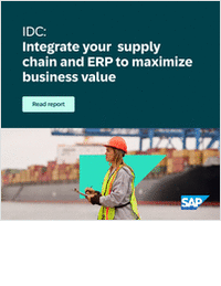 IDC: Better integration = better supply chain performance