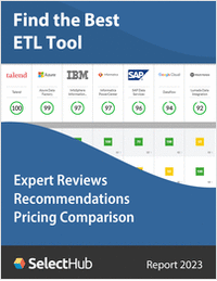 Find the Best ETL Tool 2023--Expert Analysis, Recommendations & Pricing