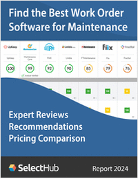 Find the Best Work Order Software for Maintenance Operations--Expert Analysis, Recommendations & Pricing