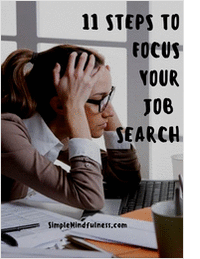 11 Steps to Focus Your Job Search