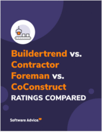 Buildertrend vs Contractor Foreman vs CoConstruct Ratings Compared