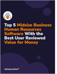 Top 5 Midsize Business Human Resources Software With the Best User-Reviewed Value for Money