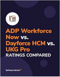 ADP Workforce Now vs. Dayforce HCM vs. UKG Pro Ratings Compared