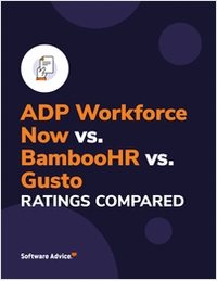 ADP Workforce Now vs BambooHR vs Gusto Ratings Compared