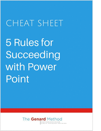 5 Rules for Succeeding with PowerPoint