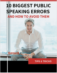 10 Biggest Public Speaking Errors (and How to Avoid Them)