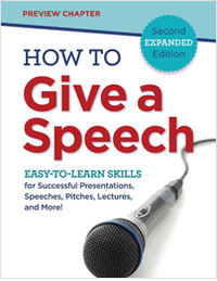 How to Give a Speech Preview Chapter