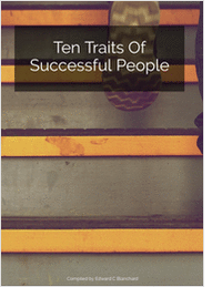 Ten Traits Of Successful People