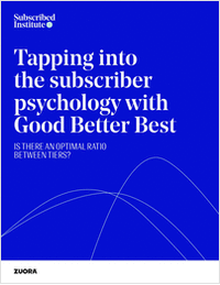 Tapping Into Subscriber Psychology with Good, Better, Best Pricing