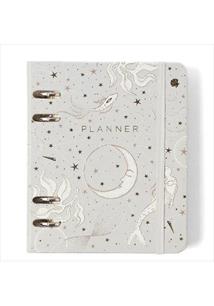 AGENDA PLANNER ARGOLADO ASTRAL SEMANAL A MARÉ OFF WHITE