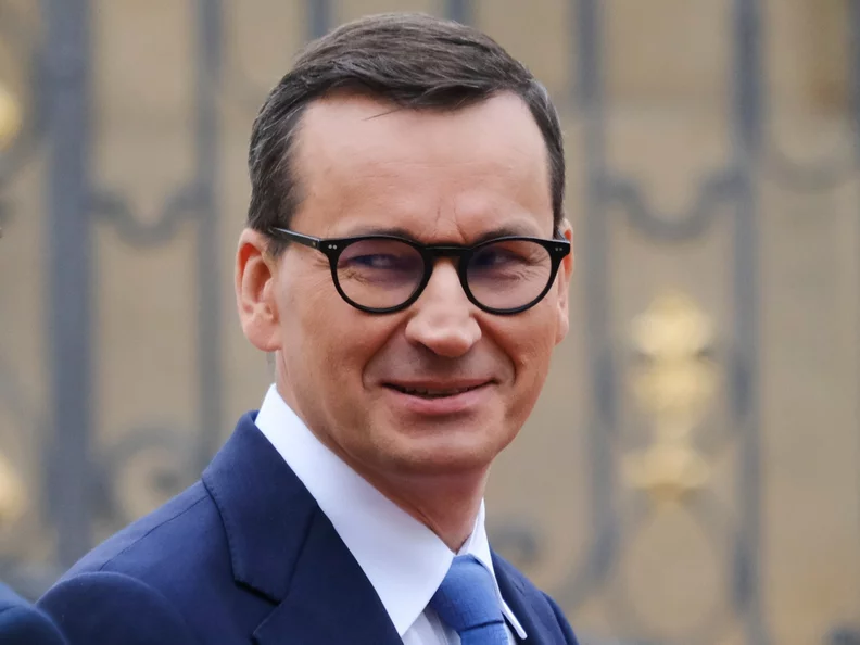 Miniatura: Morawiecki ironicznie o partii Tuska....