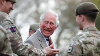 video: Watch: Prince Charles thanks soldiers in Duke of Edinburgh's funeral saying they ‘did his father proud’