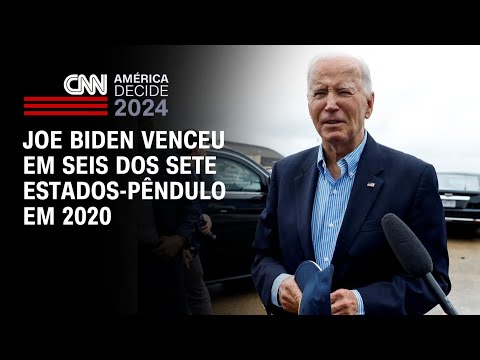 Joe Biden venceu em seis dos sete estados-pêndulo em 2020 | CNN ARENA