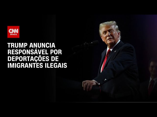 Trump anuncia responsável por deportações de imigrantes ilegais | CNN ARENA