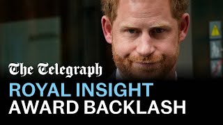 video: Watch: Prince Harry stunned by military award backlash | Royal Insight