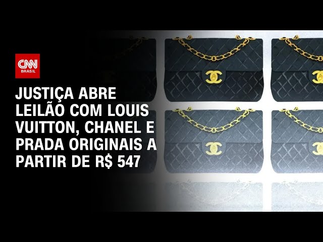 Justiça abre leilão com Louis Vuitton, Chanel e Prada originais a partir de R$ 547 | LIVE CNN