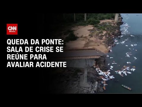 Queda da ponte: sala de crise se reúne para avaliar acidente | CNN NOVO DIA