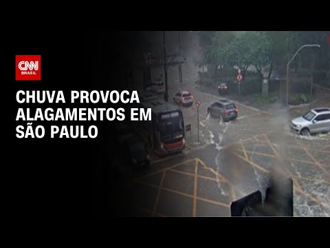 Chuva provoca alagamentos em São Paulo | CNN NOVO DIA