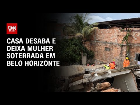 Casa desaba e deixa mulher soterrada em Belo Horizonte | CNN NOVO DIA