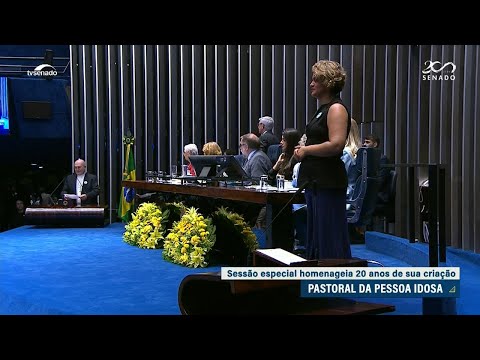 Pastoral da Pessoa Idosa: atuação de 20 anos recebe homenagem no Senado