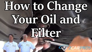 Oil Change and Filter Toyota Rav4 3.5 V6