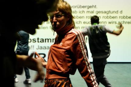 Junge Theater Basel: Proben zum aktuellen Stück "Writers’ Room" des Jungen Theaters Basel