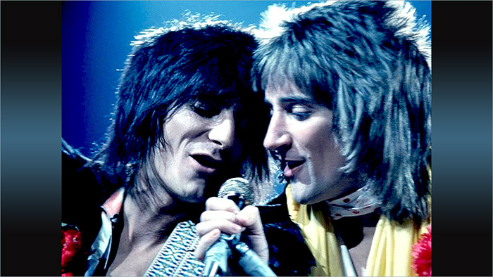 Keith Richards, Ron Wood, Rod Stewart & The Faces �Twistin' the Night Away� (Live 1974) (700x394, 127Kb)