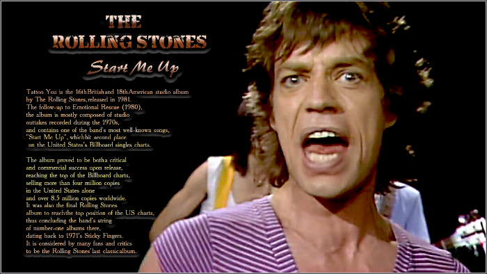 The Rolling Stones �Start Me Up� (1981) (700x394, 237Kb)