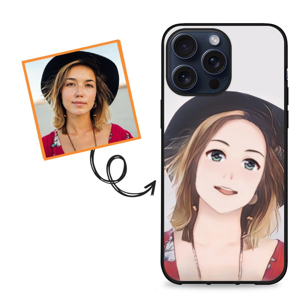 Japanese anime style - Upload Your Photo to Create a Customized  Cartoon Phone Case