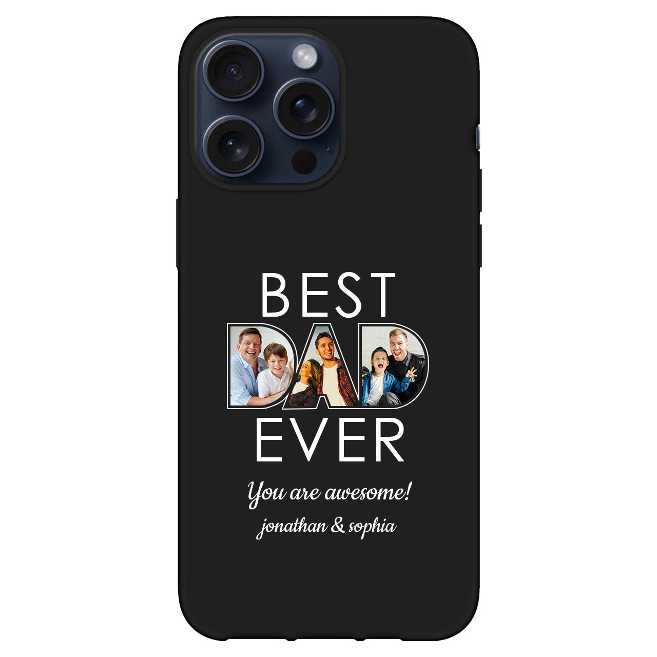 Best DAD EVER - Upload Your Photo to Create a Customized Phone Case