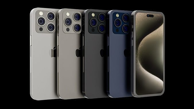 iPhone 15 pro 3D model | CGTrader