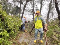 颱風康芮來襲  南投逾4千戶停電台電積極搶修