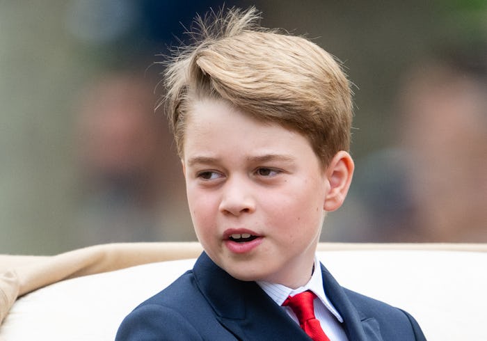 LONDON, ENGLAND - JUNE 17: Prince George of Wales during Trooping the Colour on June 17, 2023 in Lon...