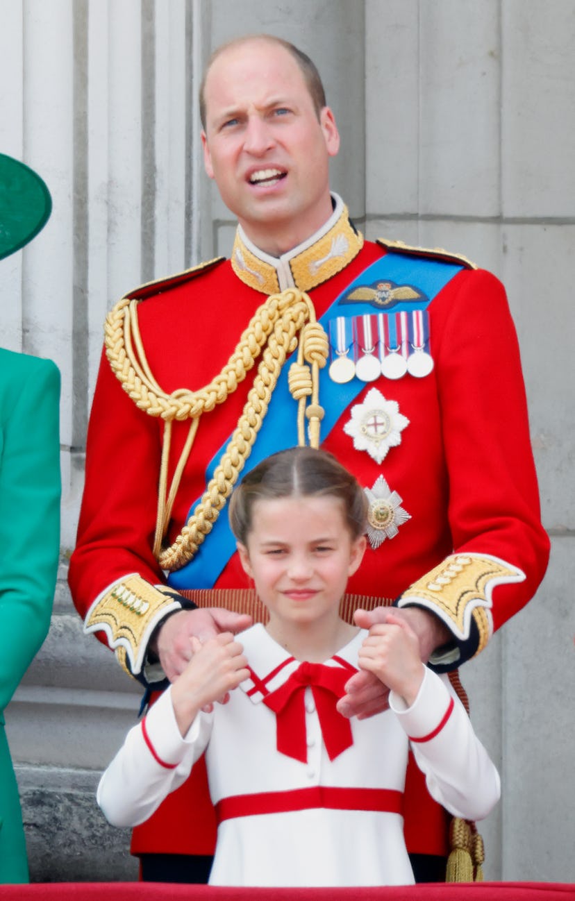 Prince William has a close relationship to Princess Charlotte.